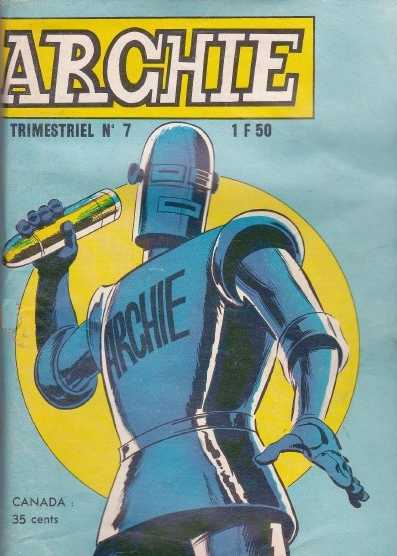 Scan de la Couverture Archie le Robot n 7
